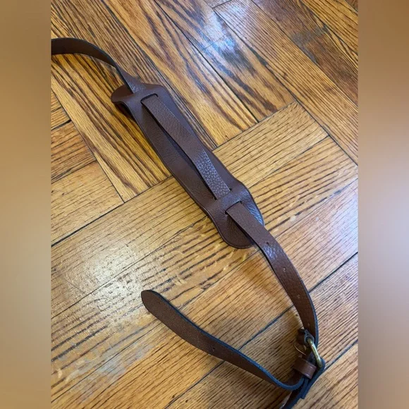 Madewell Zip-top Transport Crossbody Black and Brown Leather Bag